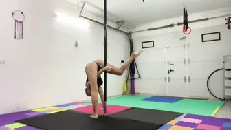 Pole handstand combo #4