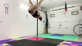 Pole handstand combo #9