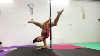 Pole elbow stand #7