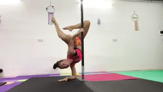 Pole elbow stand #8