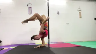 Pole elbow stand #9