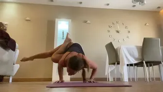 Day 1 Ardhaparsvakukkutasana