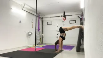 Learning the handstand push up #5