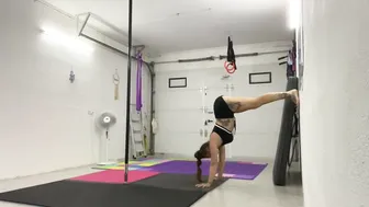 Learning the handstand push up #7