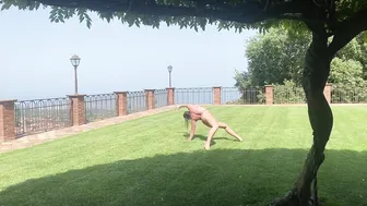 Garden yoga in Sicily #9