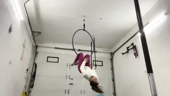 Aerial hoop transition #2