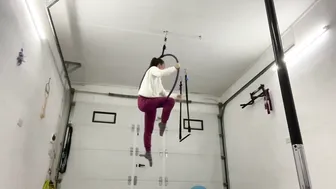 Aerial hoop transition #4