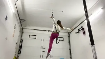 Aerial hoop transition #6