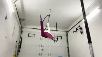 Aerial hoop transition #7