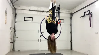 Aerial hoop play №2 #4