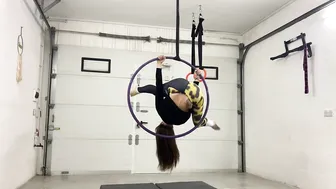 Aerial hoop play №2 #5