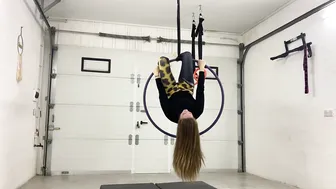 Aerial hoop play №2 #6