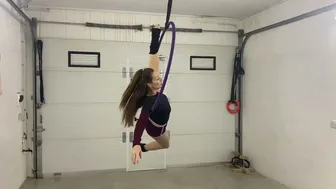 Todays aerial hoop training