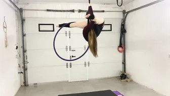 Todays aerial hoop training #10