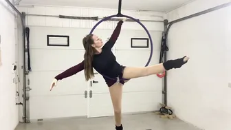 Todays aerial hoop training #4