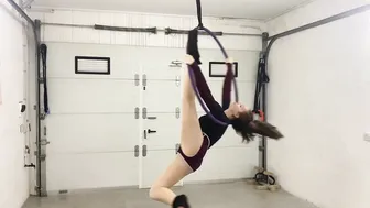 Todays aerial hoop training #8