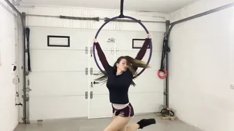 Todays aerial hoop training #9