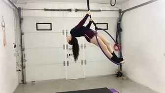 Aerial hoop strop split #2