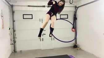 Aerial hoop strop split #4