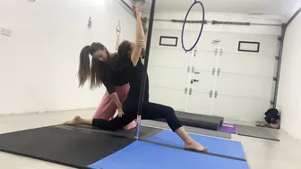 Partner stretches with Fay #9