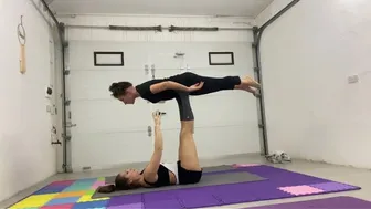 Fay’s first AcroYoga #1