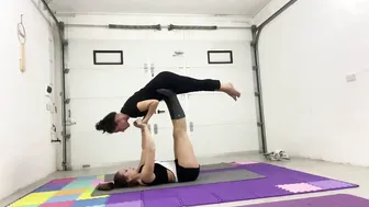 Fay’s first AcroYoga #10