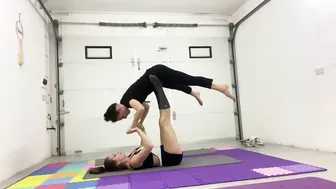 Fay’s first AcroYoga #2