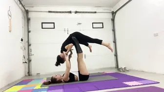 Fay’s first AcroYoga #3