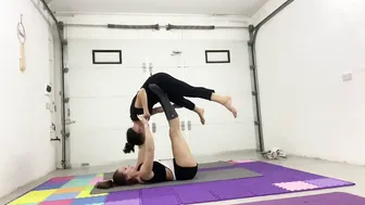 Fay’s first AcroYoga #4