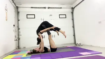 Fay’s first AcroYoga #5