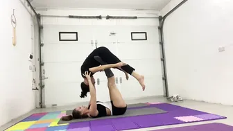 Fay’s first AcroYoga #6