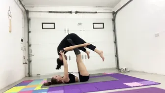 Fay’s first AcroYoga #7