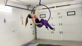 Aerial hoop play №3 #9