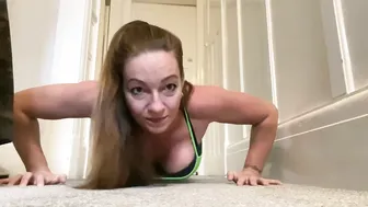 Stretch and push ups #9