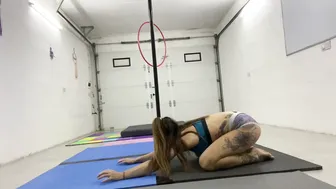 Stretching for aerial hoop #2