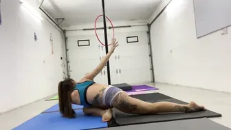 Stretching for aerial hoop #7