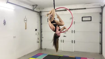 Aerial hoop play №4 #5