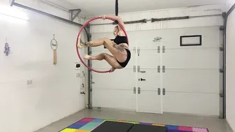 Aerial Hoop split #10