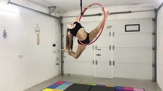 Aerial Hoop split #3