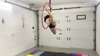 Aerial Hoop split #5