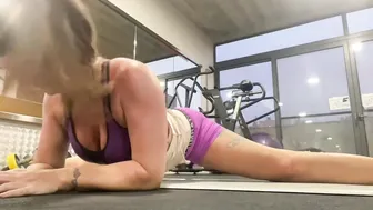 Stretching off at the gym #5