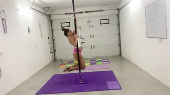 Today pole and press ups #3