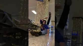 Airport yoga