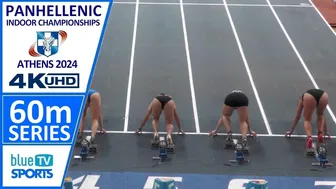 Women's 60m Series • Greek Athletics ⁴ᴷ #1