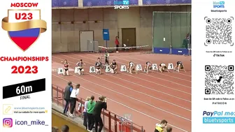 60m • 2023 Moscow Championships U23 #9