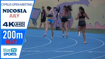 Women's 200m Heat 1 • 2023 Cyprus Open Meeting ⁴ᴷ #1