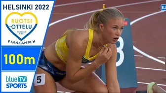 Women's 100m Final • Finnkampen 2022