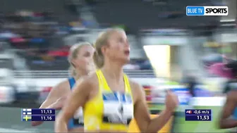 Women's 100m Final • Finnkampen 2022 #7