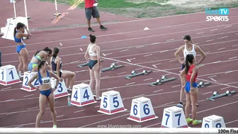 Women's 100m Final • Pancyprian Championships ⁴ᴷ #6