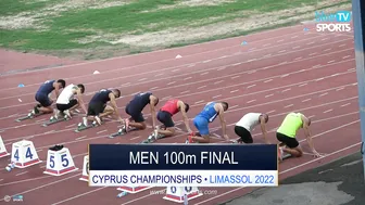 Men's 100m Final • Pancyprian Championships ⁴ᴷ #3